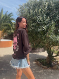 SWEAT AMORE MARRON