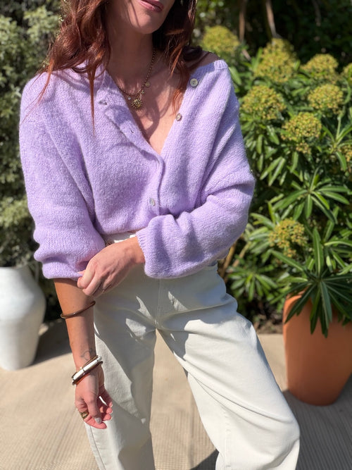GILET ALMA LILA