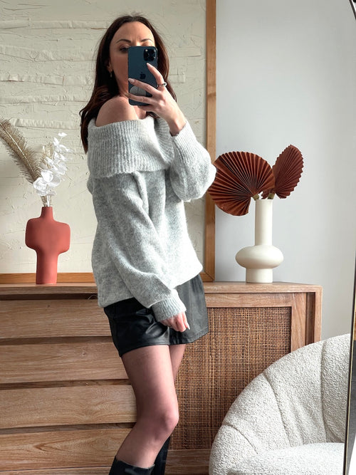 PULL MAXOU GRIS