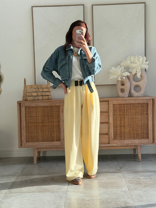 PANTALON LOUVA JAUNE