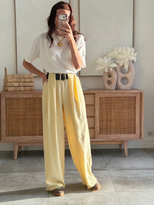 PANTALON LOUVA JAUNE