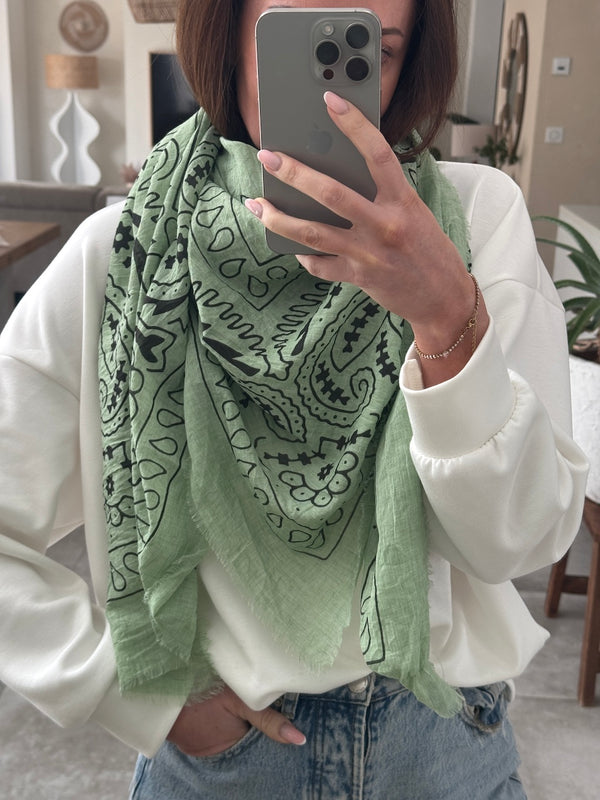 FOULARD LINETTE VERT