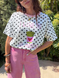 TEE SHIRT POIS MATCHA