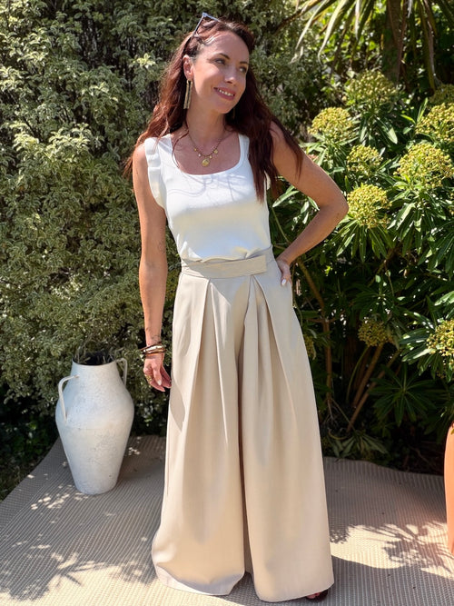 PANTALON LEA BEIGE