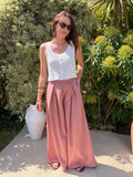 PANTALON LEA VIEUX ROSE