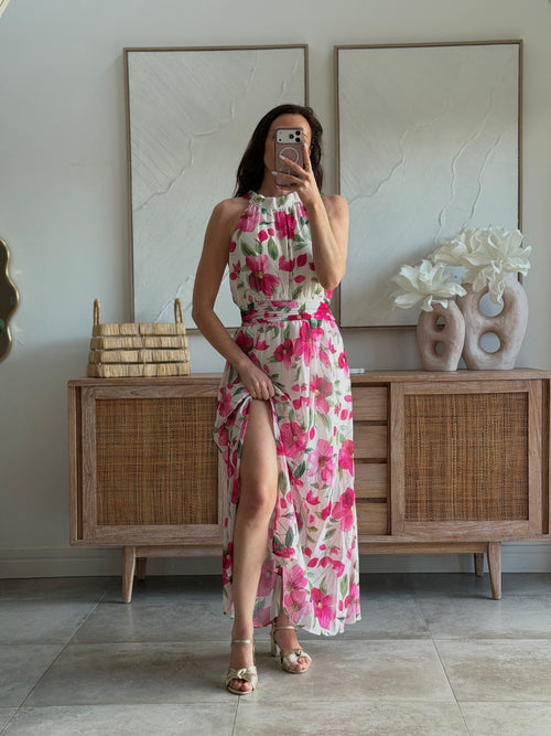 ROBE SAMOUI FRAMBOISE