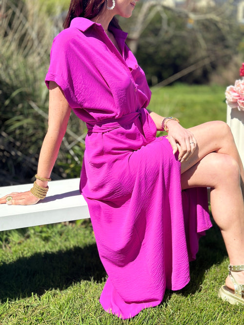 VESTIDO VALERIE MORADO / ROSA