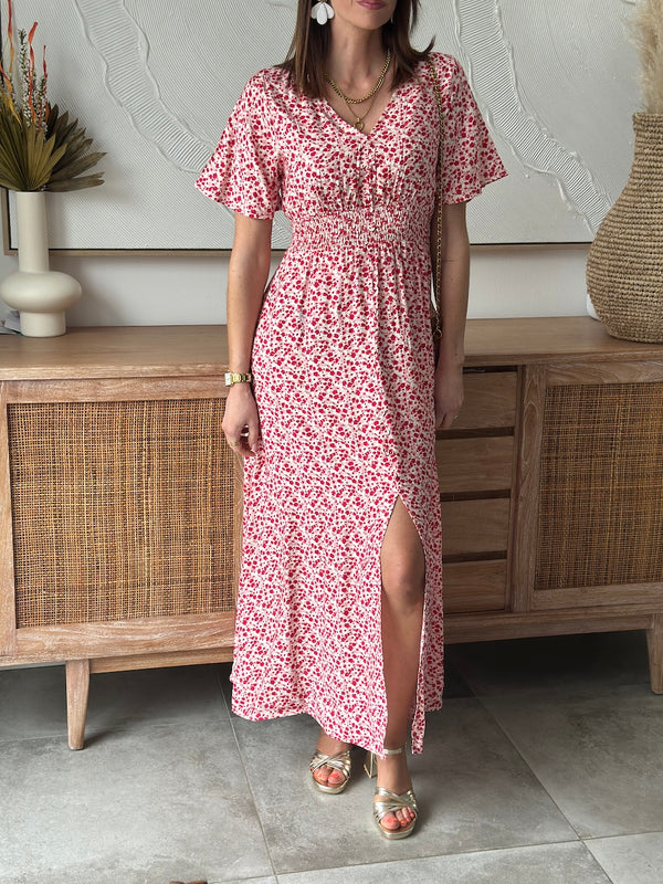 ROBE YOLANDE ROUGE