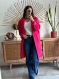 MANTEAU SOPHIE FUCHSIA