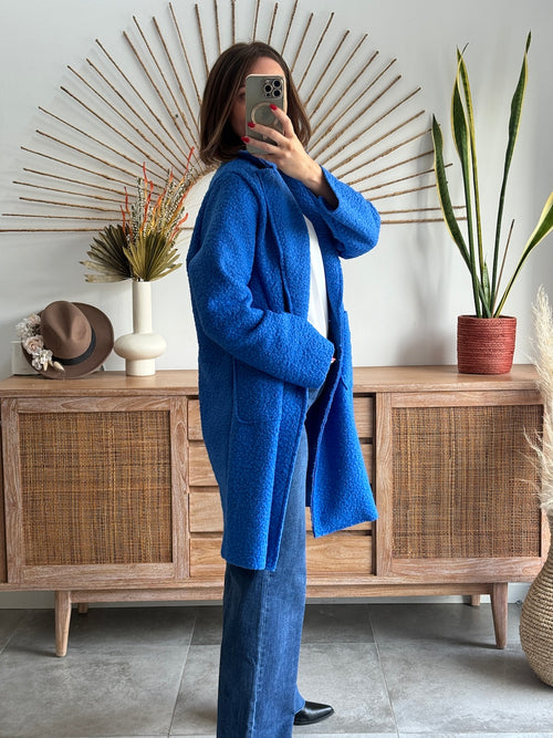 MANTEAU SOPHIE BLEU