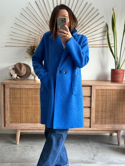 MANTEAU SOPHIE BLEU