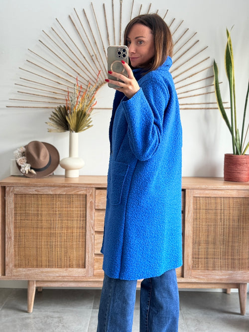 MANTEAU SOPHIE BLEU