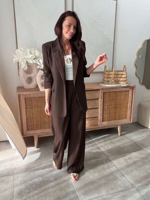 BLAZER QUEEN MARRON