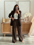 PANTALON QUEEN MARRON