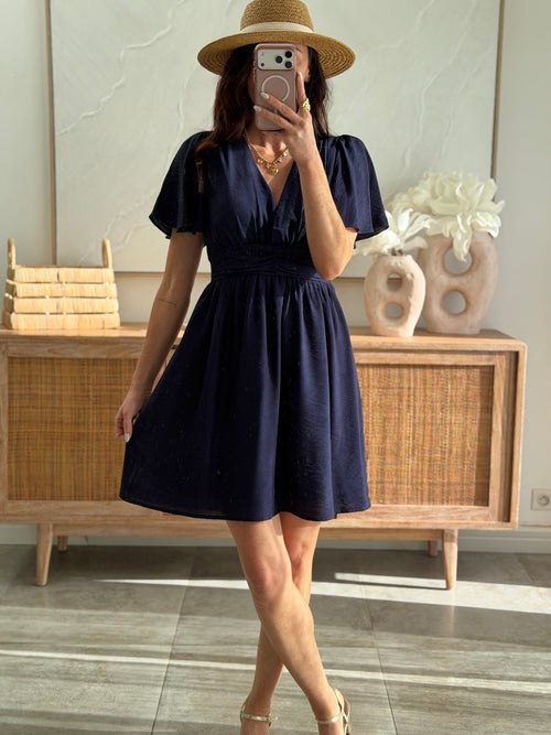 ROBE KARINE BLEU NUIT