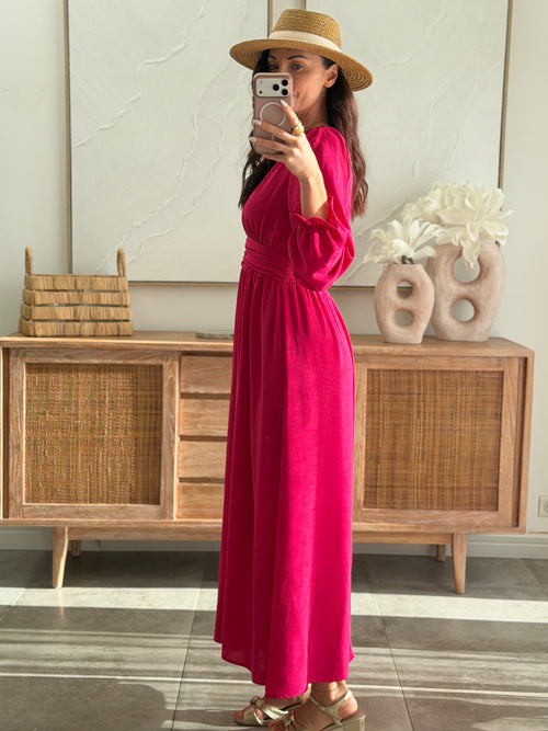 ROBE PASCALINE FUSCHIA