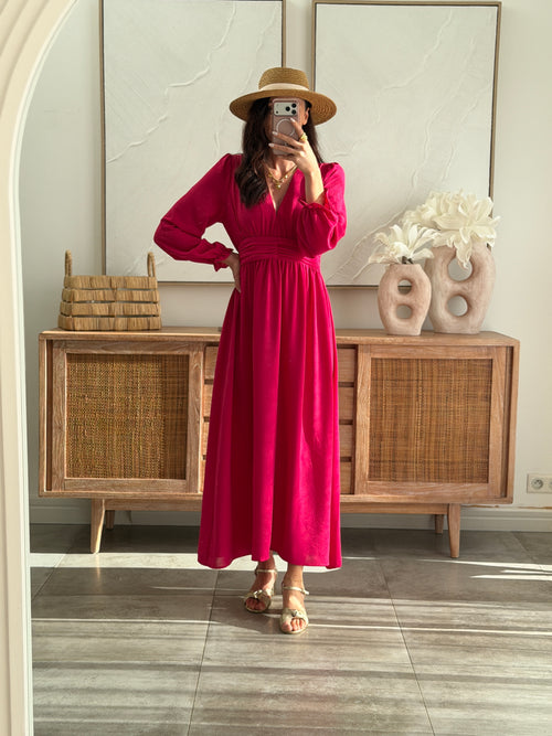 ROBE PASCALINE FUSCHIA