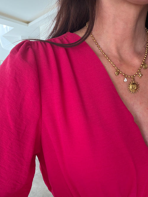 ROBE PASCALINE FUSCHIA