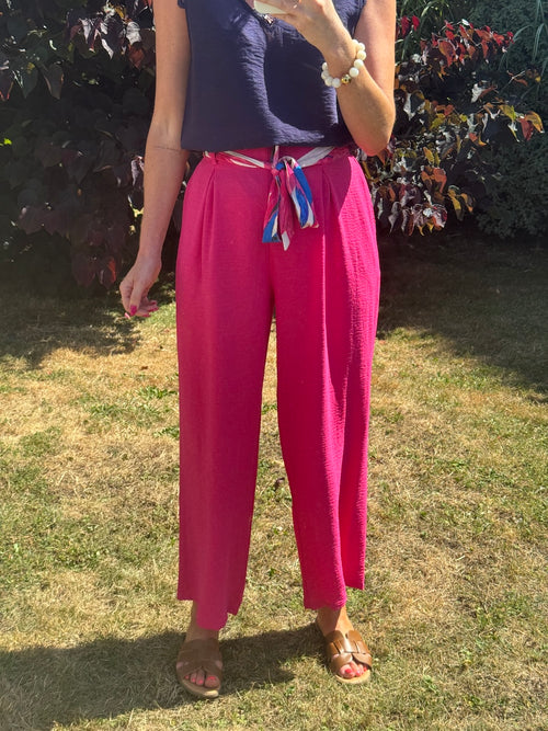 PANTALON VICKA FUSHIA