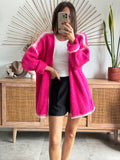 GILET SOUMAYA FUSHIA