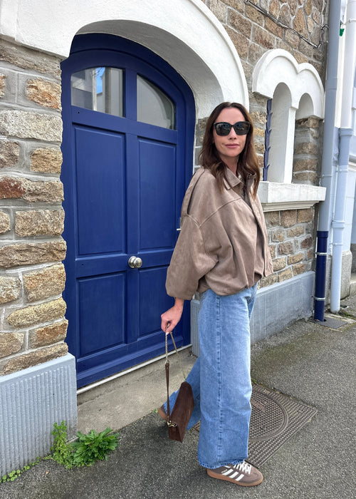 VESTE AGATHE TAUPE