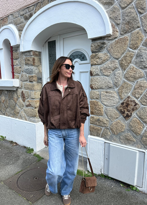 VESTE AGATHE MARRON