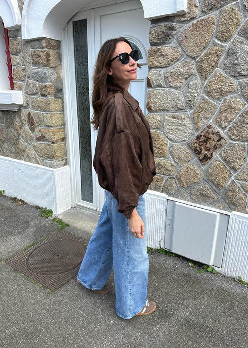 VESTE AGATHE MARRON