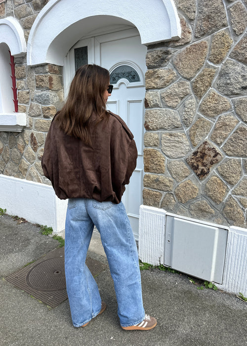 VESTE AGATHE MARRON