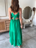 ROBE CELIA VERT BRESIL