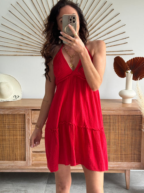 ROBE MARIE ROUGE