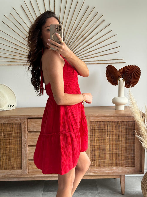 ROBE MARIE ROUGE