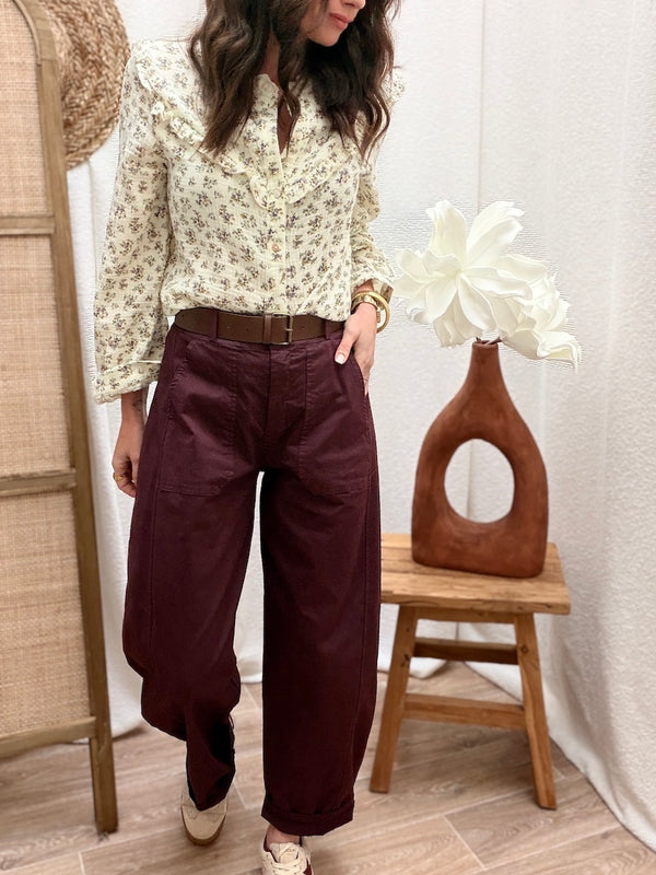 PANTALON KYAN BORDEAUX