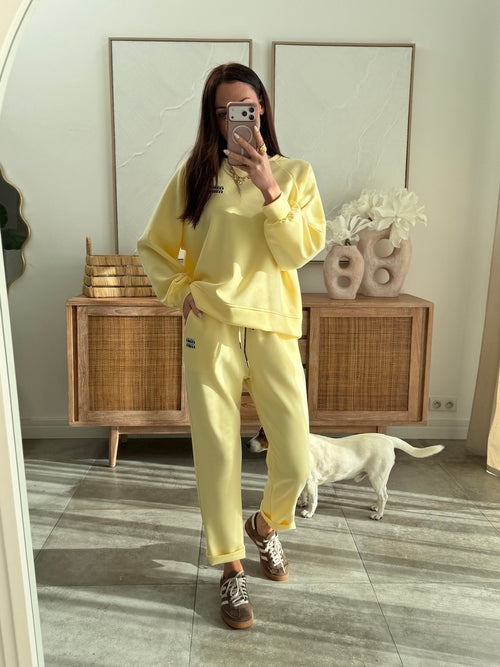 ENSEMBLE JOGG JAUNE