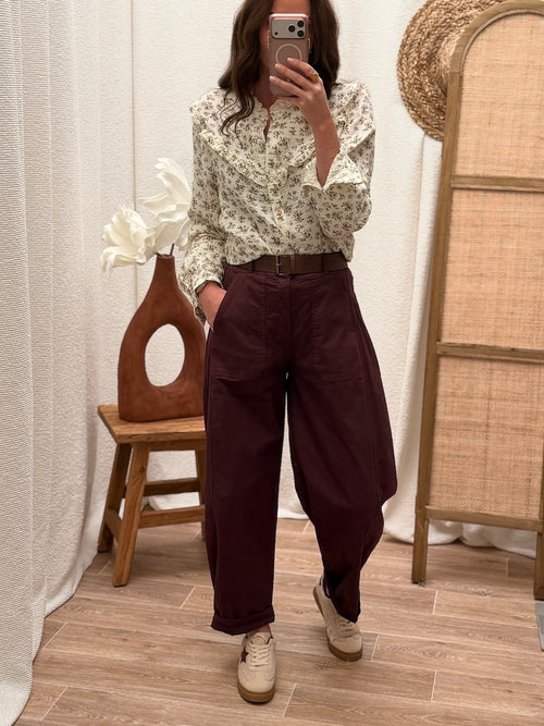 PANTALON KYAN BORDEAUX