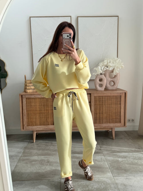 ENSEMBLE JOGG JAUNE