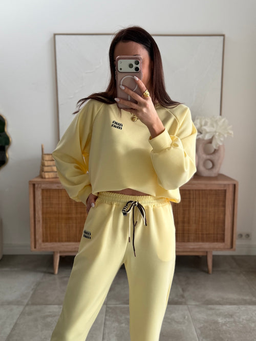 ENSEMBLE JOGG JAUNE