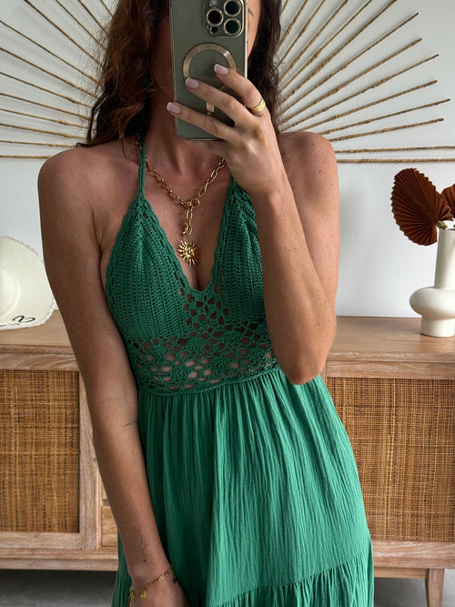 ROBE MATHILDE VERTE