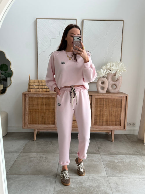 ENSEMBLE JOGG ROSE