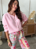 GILET ALMA ROSE PALE