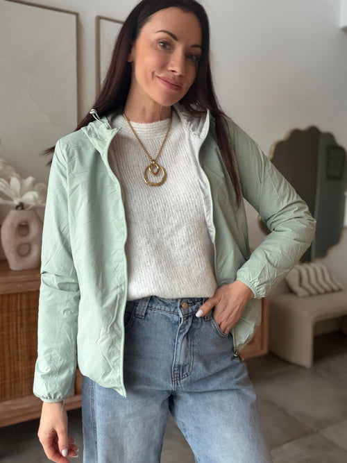 VESTE GLENN VERT D'EAU