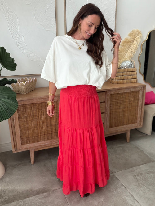JUPE GIGI ROUGE