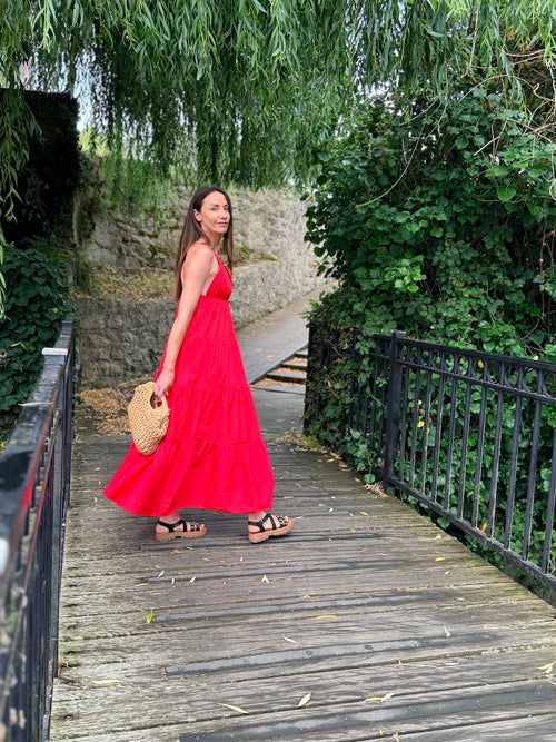 ROBE NEVA ROUGE