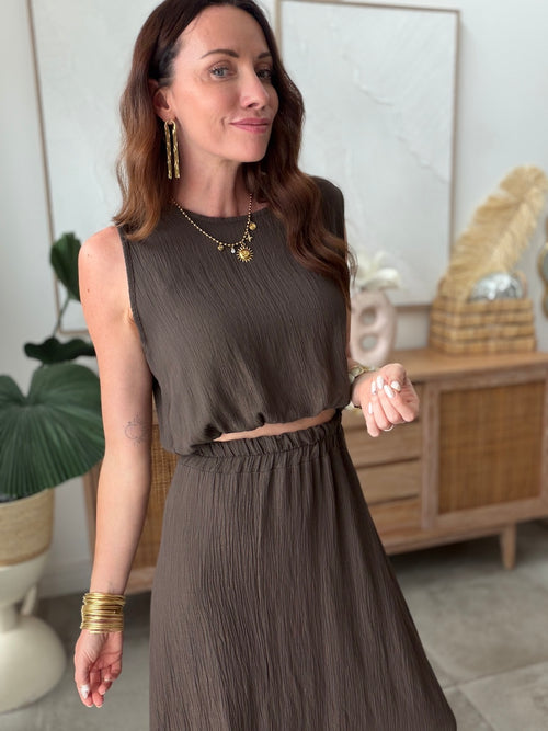 ENSEMBLE LOUNA CHOCOLAT