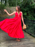 ROBE NEVA ROUGE