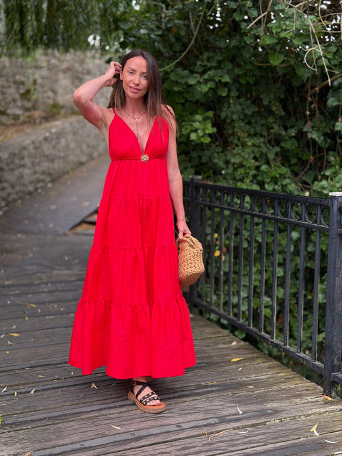 ROBE NEVA ROUGE