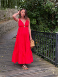 ROBE NEVA ROUGE