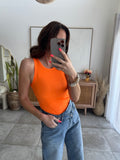 TOP MADELINE ORANGE