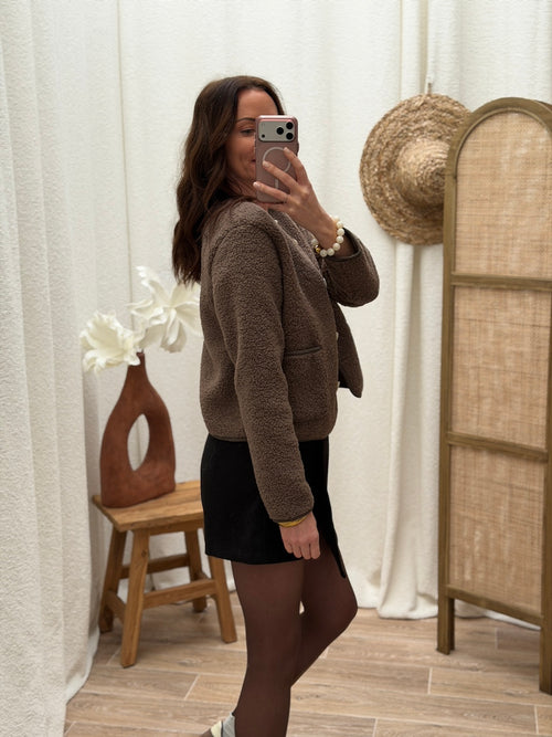 VESTE TYLA TAUPE