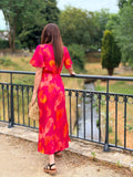 ROBE STEPHANIE FUSHIA