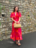 ROBE STEPHANIE FUSHIA